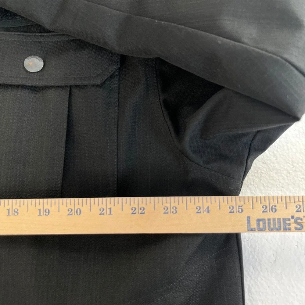 HI-TEC‎ Mens XL Black Waterproof Full Zip Jacket Utility Style Pockets